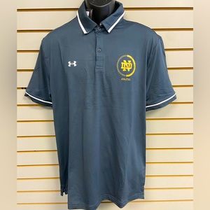 Under Armour Mens Notre Dame tipped polo